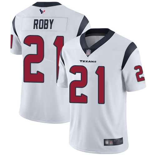 Houston Texans Limited White Men Bradley Roby Road Jersey NFL Football #21 Vapor Untouchable->youth nfl jersey->Youth Jersey